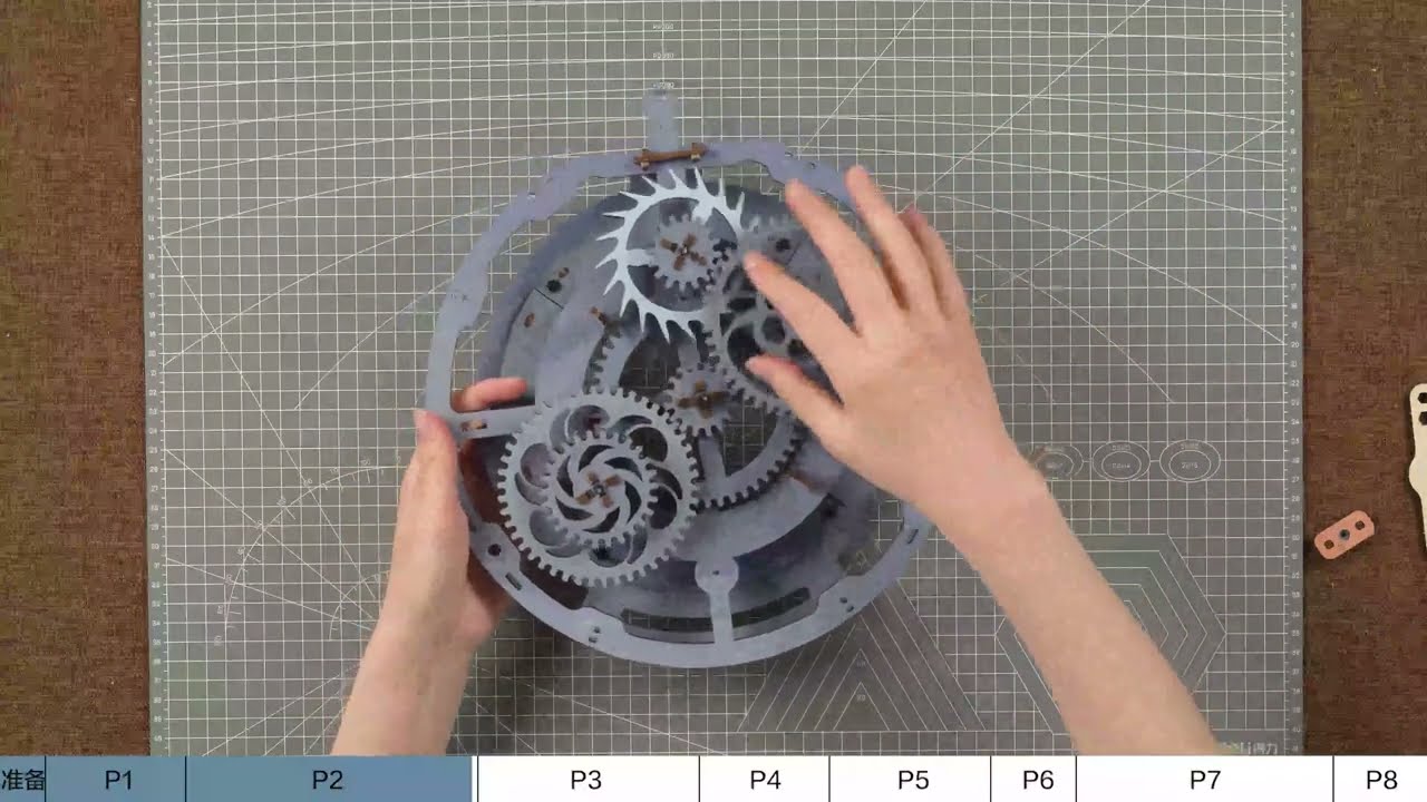 ROKR Romantic Note Wall Clock Full Assembly Guide