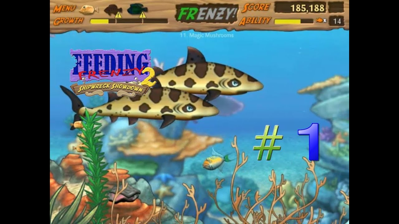 Feeding Frenzy 2 #1 (Stage 1-16) - ออกสู่ทะเลอีกครั้ง กับภัยอันตรายที่มากกว่าเดิม
