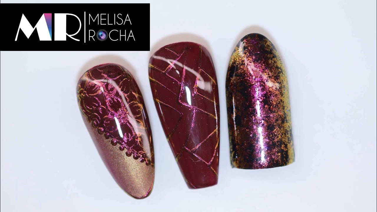 Uñas elegantes en tamaño corto para recibir la Navidad 🎄🎁