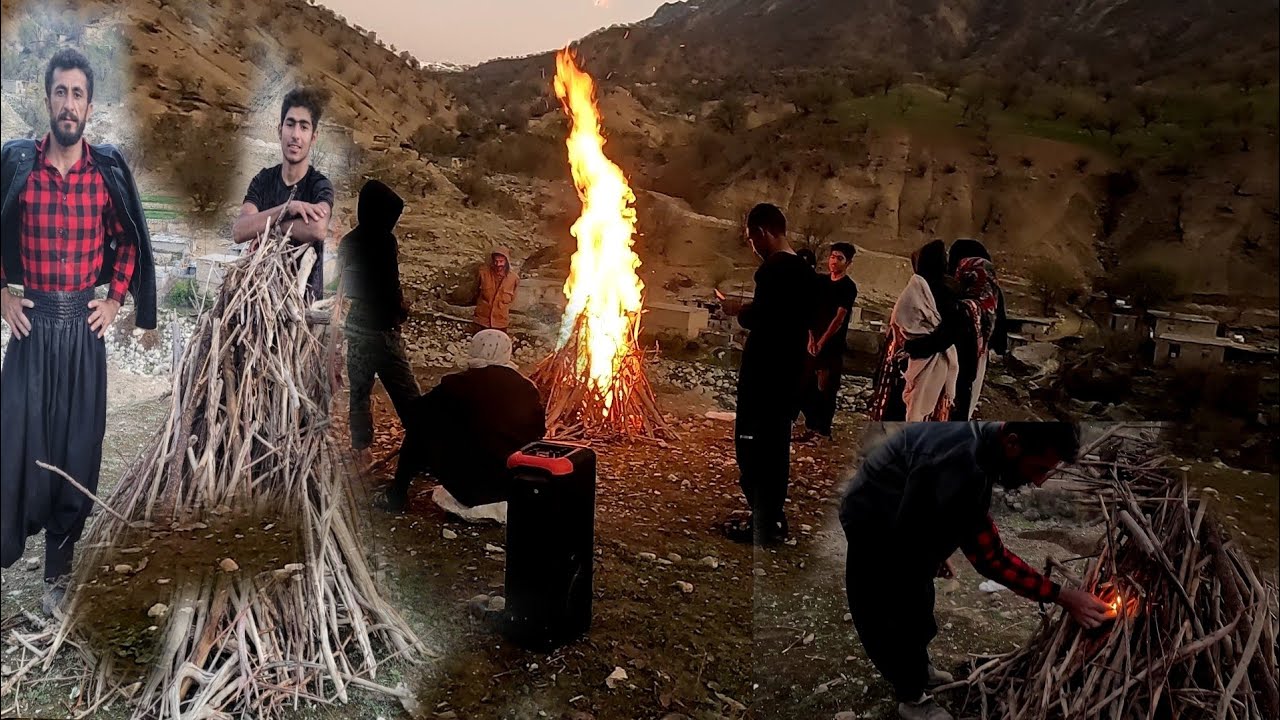 ۱۳ ماThe celebration (Charshanbe Suri) is one of the customs of Iranian people