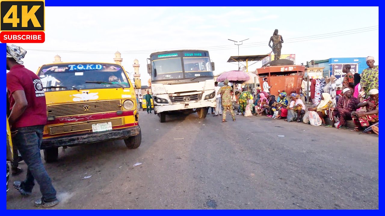🇳🇬SCANTY IKORODU GARAGE -ON HOLIDAY WEEKEND- 4K WALKING TOUR-LAGOS-NIGERIA-AFRICA LARGEST CITY
