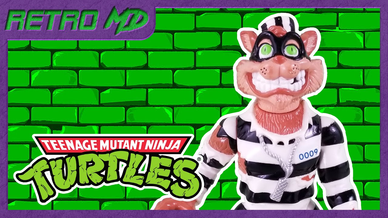 VINTAGE TMNT SCRATCH THE CAT ACTION FIGURE REVIEW