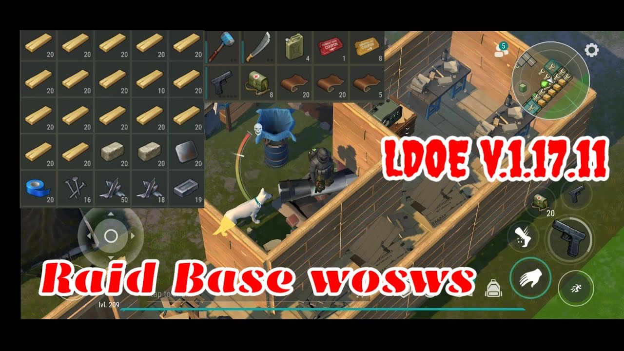 LDOE Raid wosws | Last Day on Earth v.1.17.11