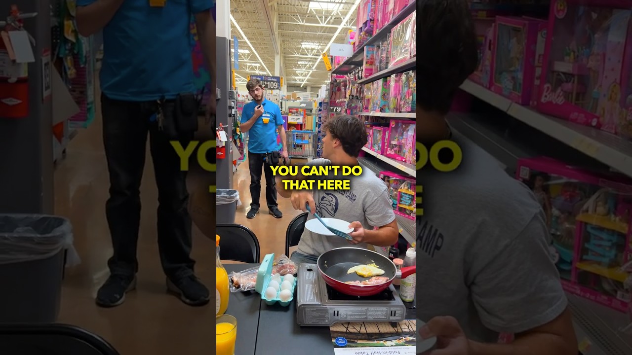 МЫ ПРИГОТОВИЛИ ЗАВТРАК В WALMART 🍳