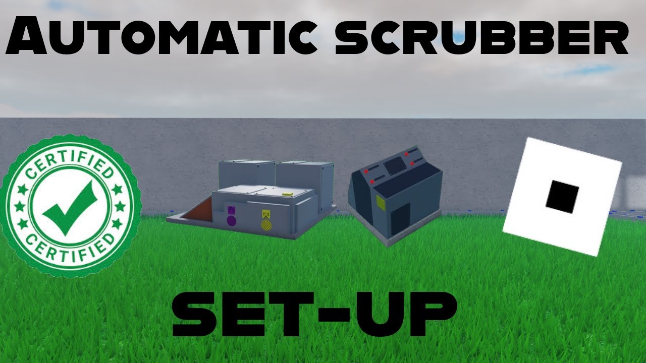 How to do a Automatic scubbers set-up! | Roblox Industrialist | CERTIFIED VIDEO