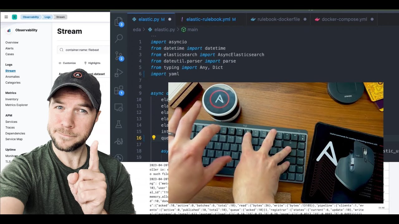 Demo: Using Event-Driven Ansible with Elasticsearch logs!