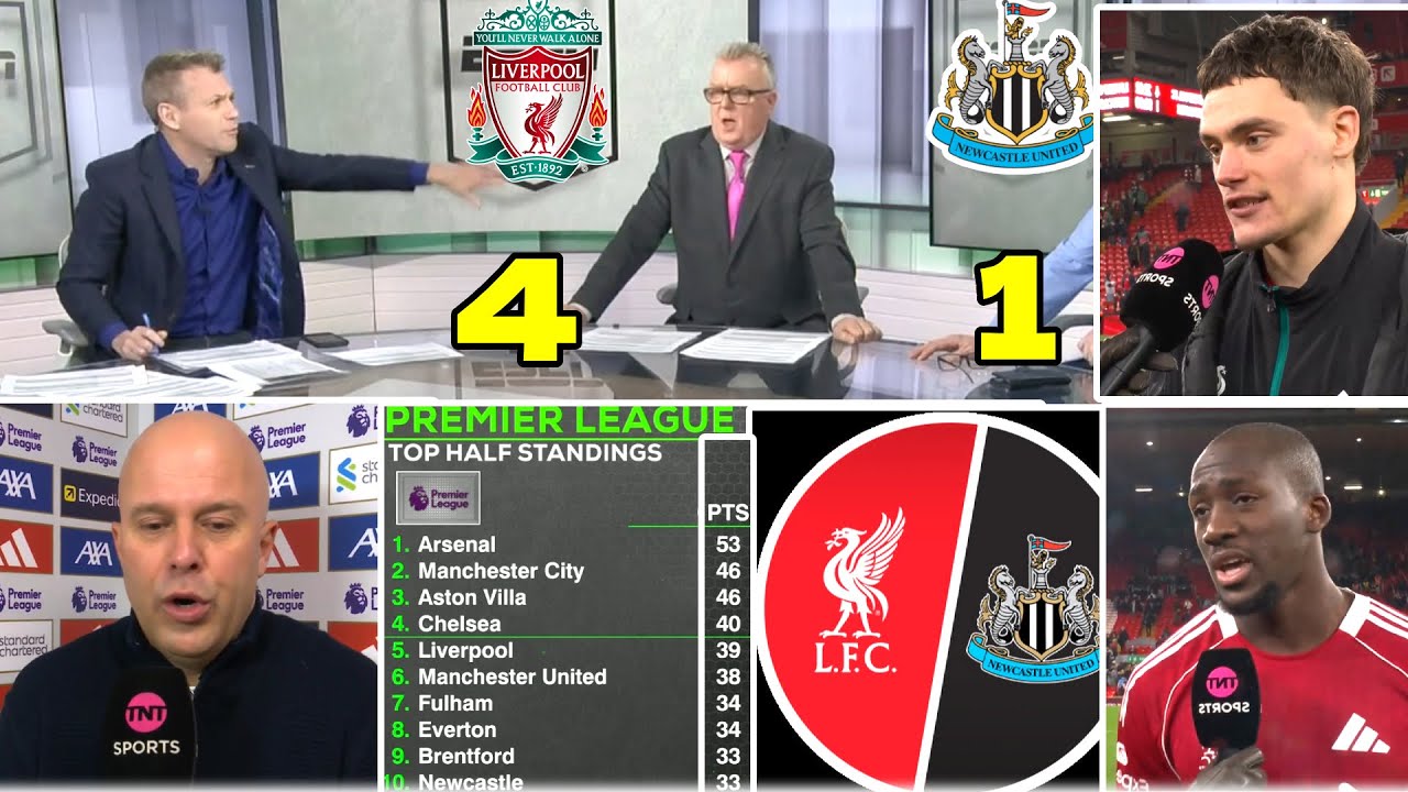 Liverpool vs Newcastle 4-1: Arne Slot, Konaté and Wirtz score goals and provide assists!