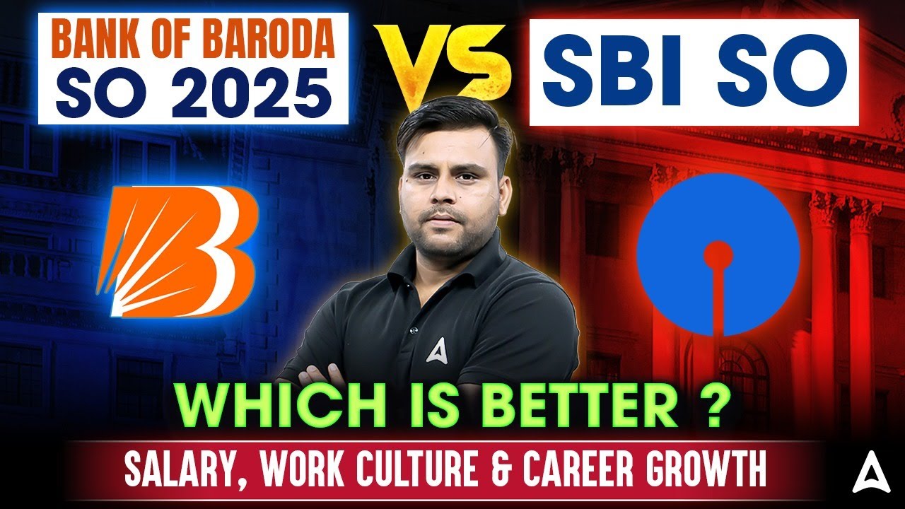 🏦 Bank of Baroda SO 2025 vs SBI SO | Which is Better? | By Vivek Pandey 🚀
