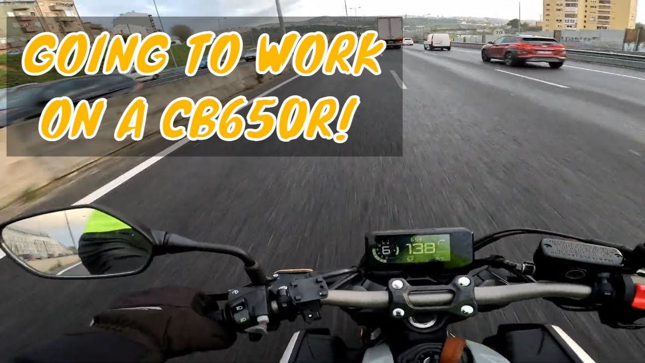 Going to Work on a CB650R  - Daily Rider