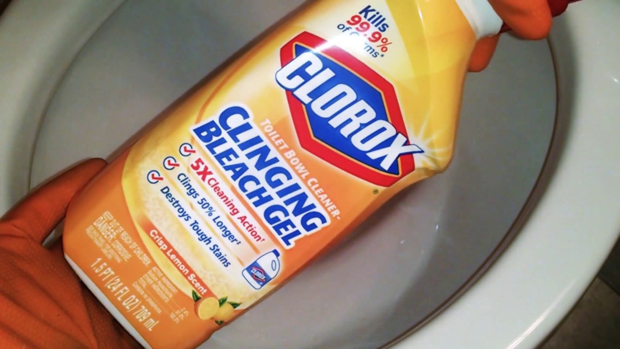 Toilet Scrubdown w/ Lemon Clorox Cling Gel, Pine Glo & Comet 🍋 | ASMR CLEANING, SCRUBBING, SUDS