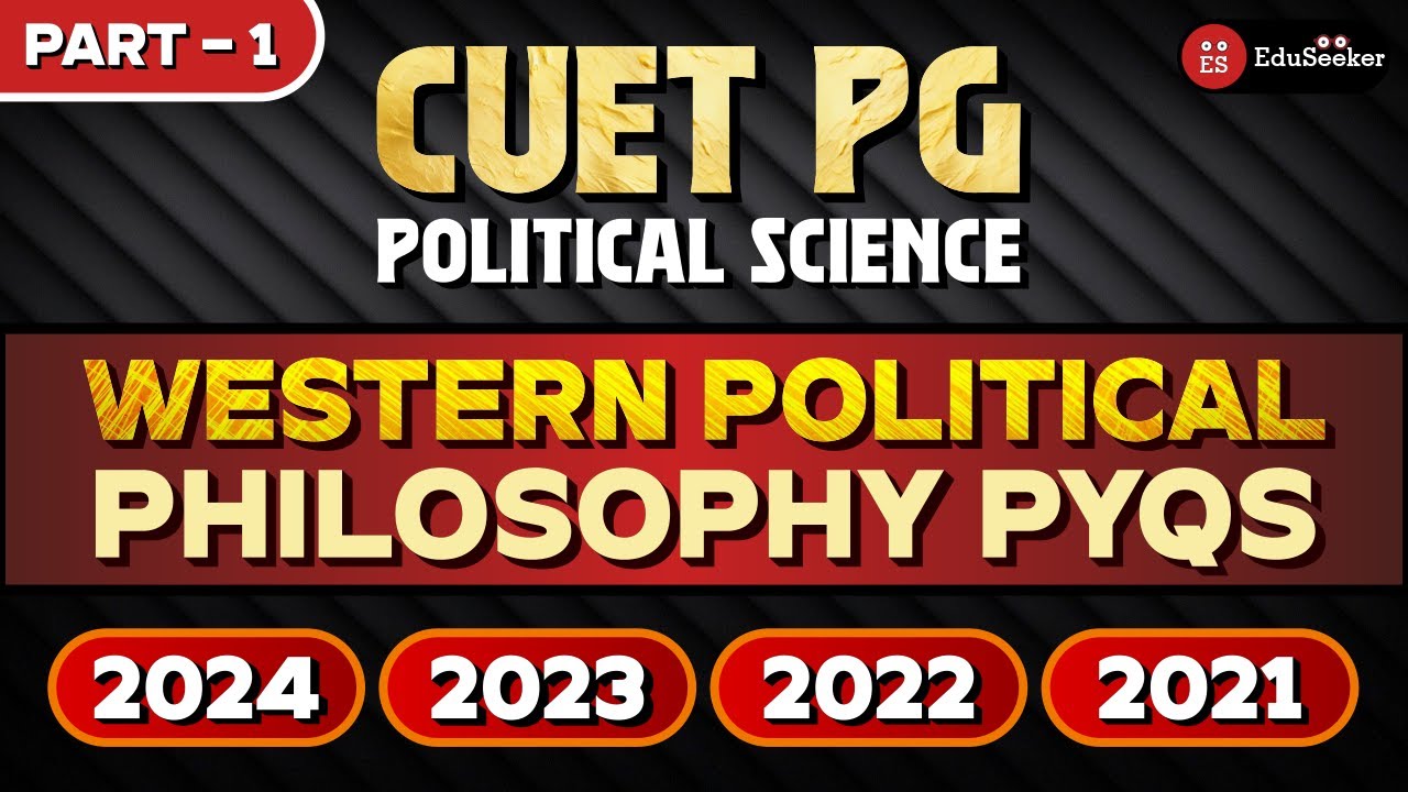 Past Four Years Unit Wise PYQs | Western Political Philosophy | CUET PG Political Science | Part-1