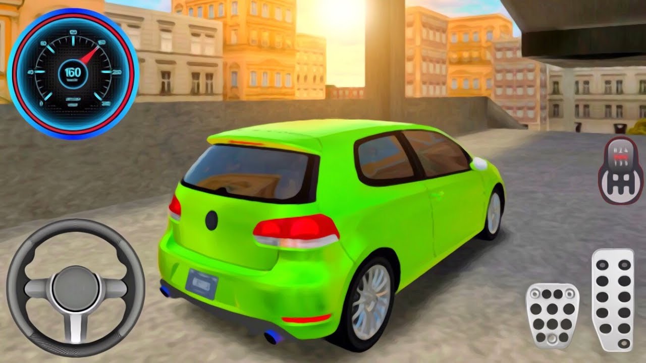 American School Of Driving Simulator - USA Car Parking Levels! 😍