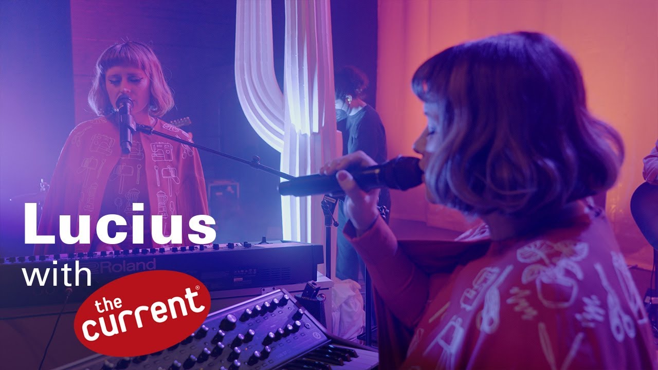 Lucius give a special onstage performance at the Palace Theatre for The Current