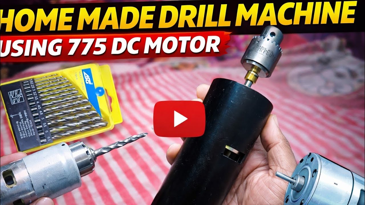 How To Make Drill Machine At Home | Home Made Drill Machine 