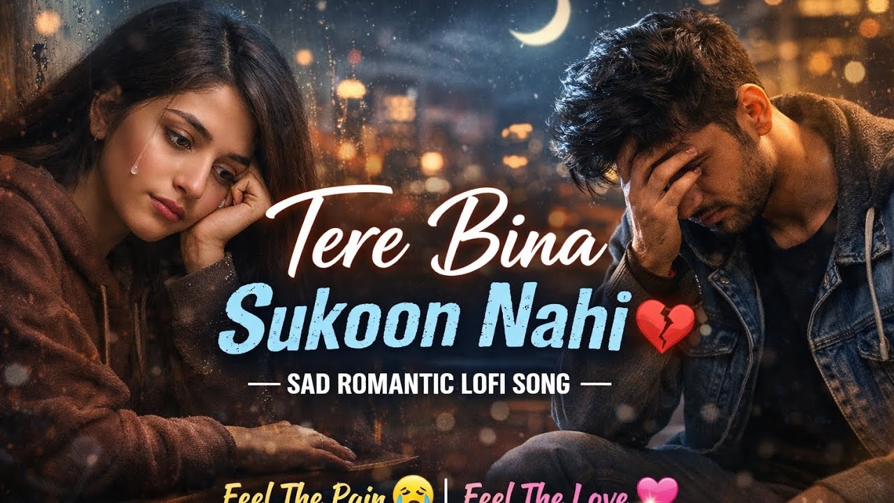 Tere Bina Sukoon Nahi 💔 | Sad Lofi Song | Feel The Pain | Love Lofi 2026#romanticsong 