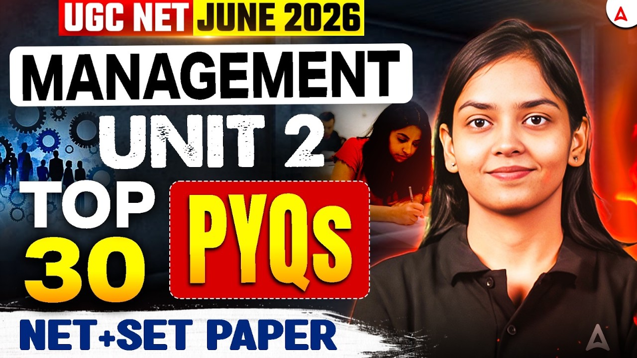 UGC NET Management | UGC NET Management Unit 2 | UGC NET Management Top 30 PYQs | By Kanupriya Mam