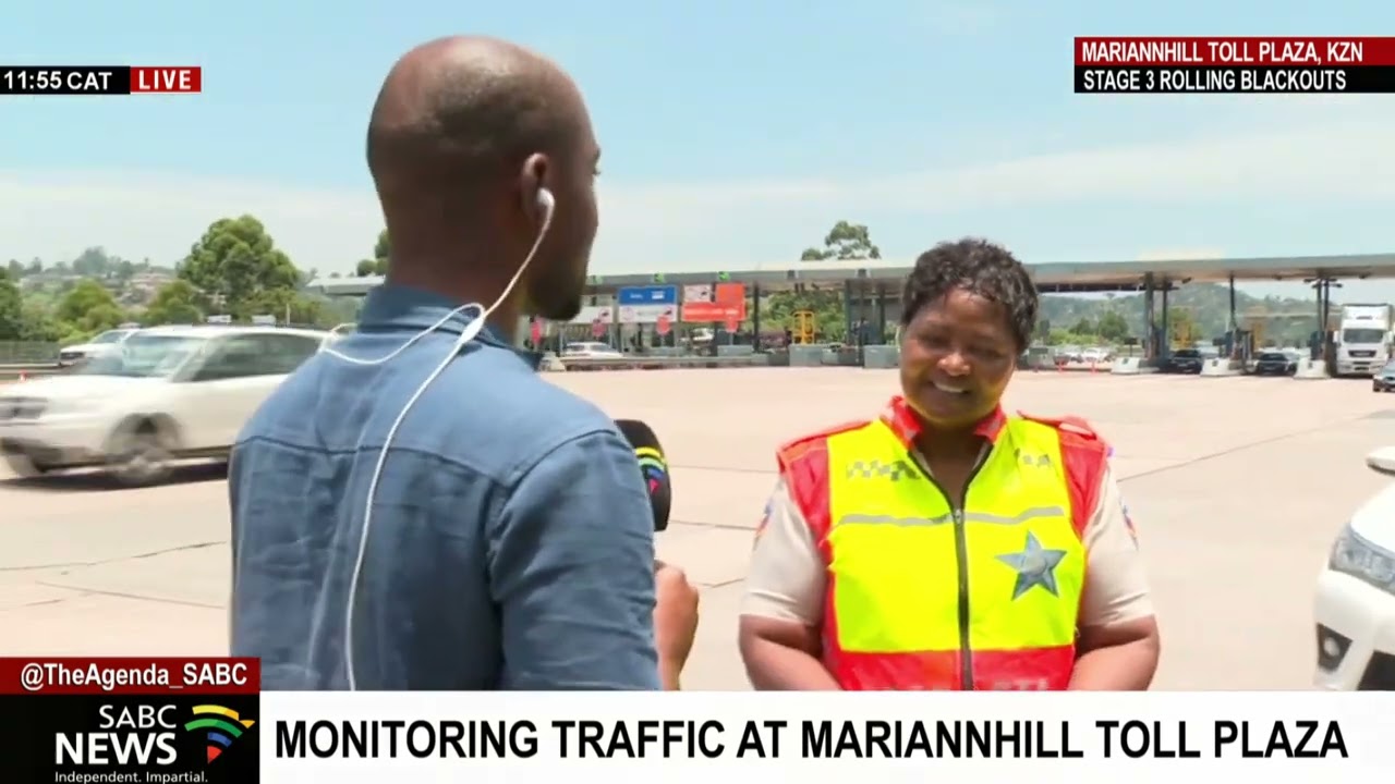 Monitoring traffic at Marianhill Toll Plaza