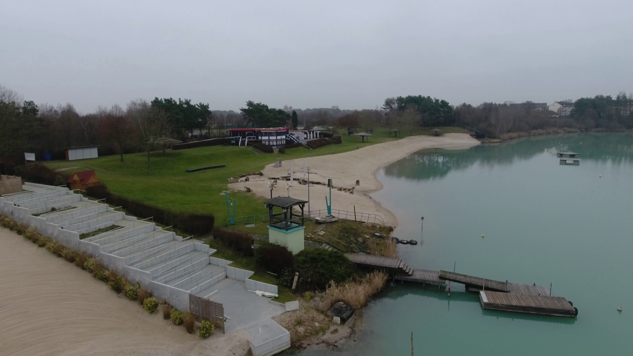 Lake in Rodgau, Germany filmed by phantom 4