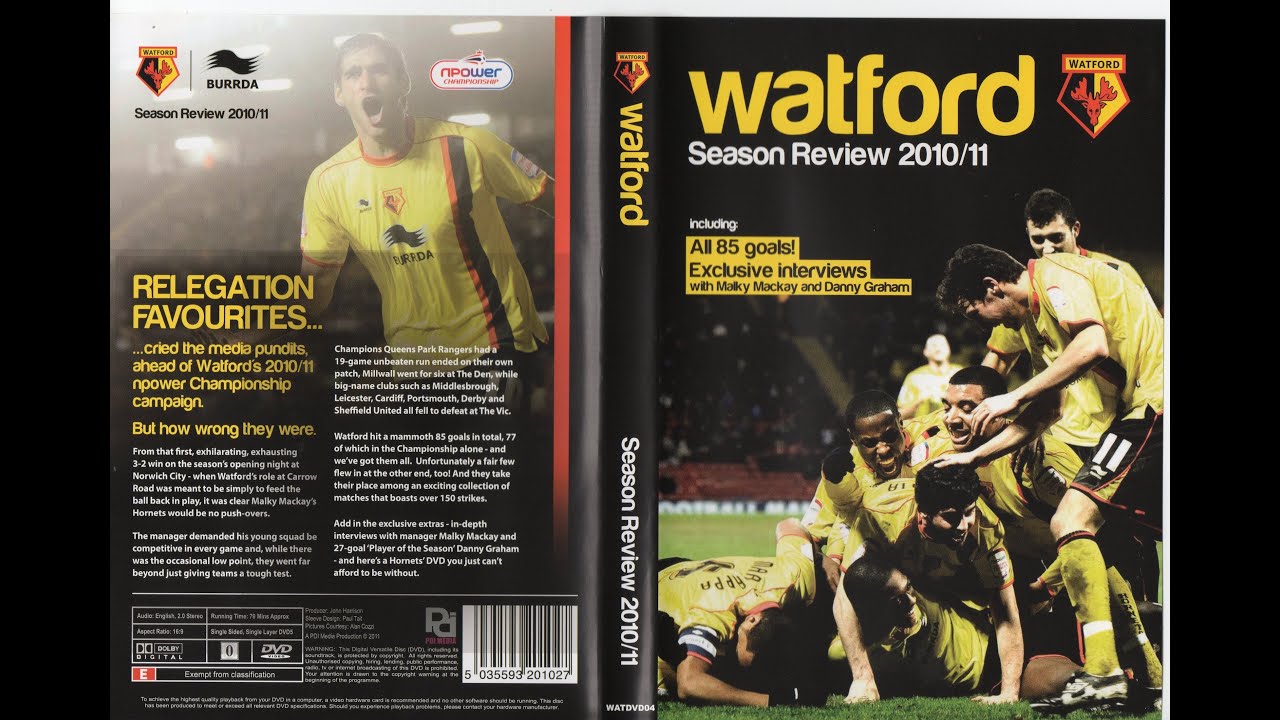 Watford Football Club Season Review 2010-11