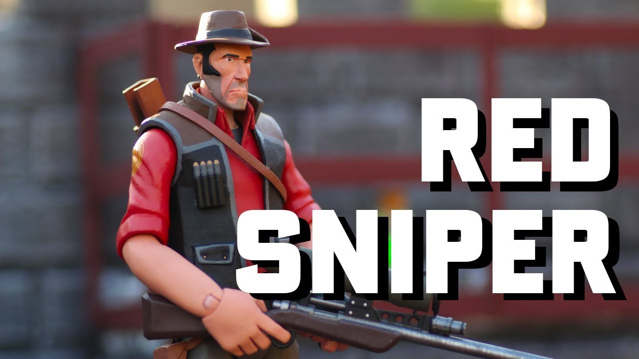 Red Sniper TF2 Action Figure Review From NECA