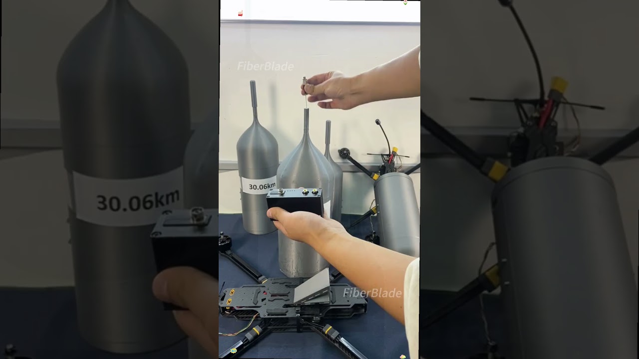 Born for extreme missions, fiber optic drones#FiberOpticDrone #reel #fpv #Fiber