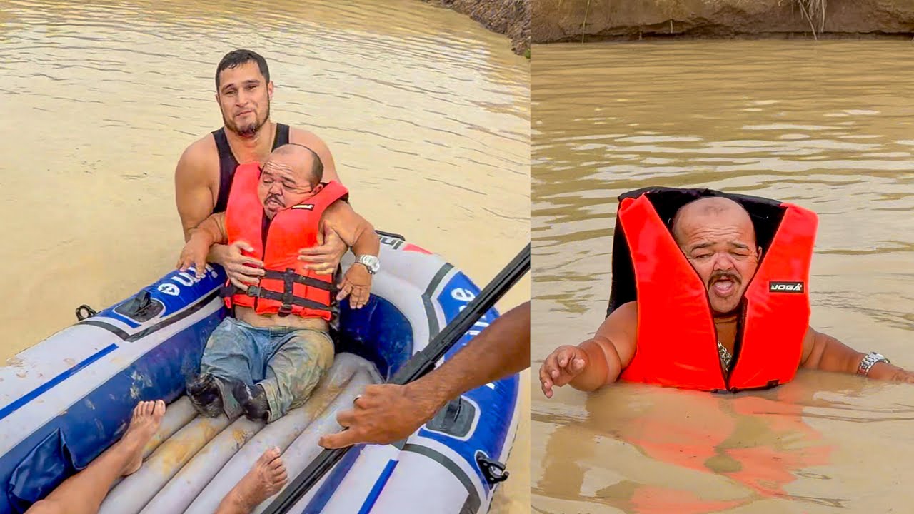 LEÔNCIO PUXA PILILIU PRO MEIO DO AÇUDE… E ELE SE DESESPERA! 😱🌊 | PILILIU DA RESENHA