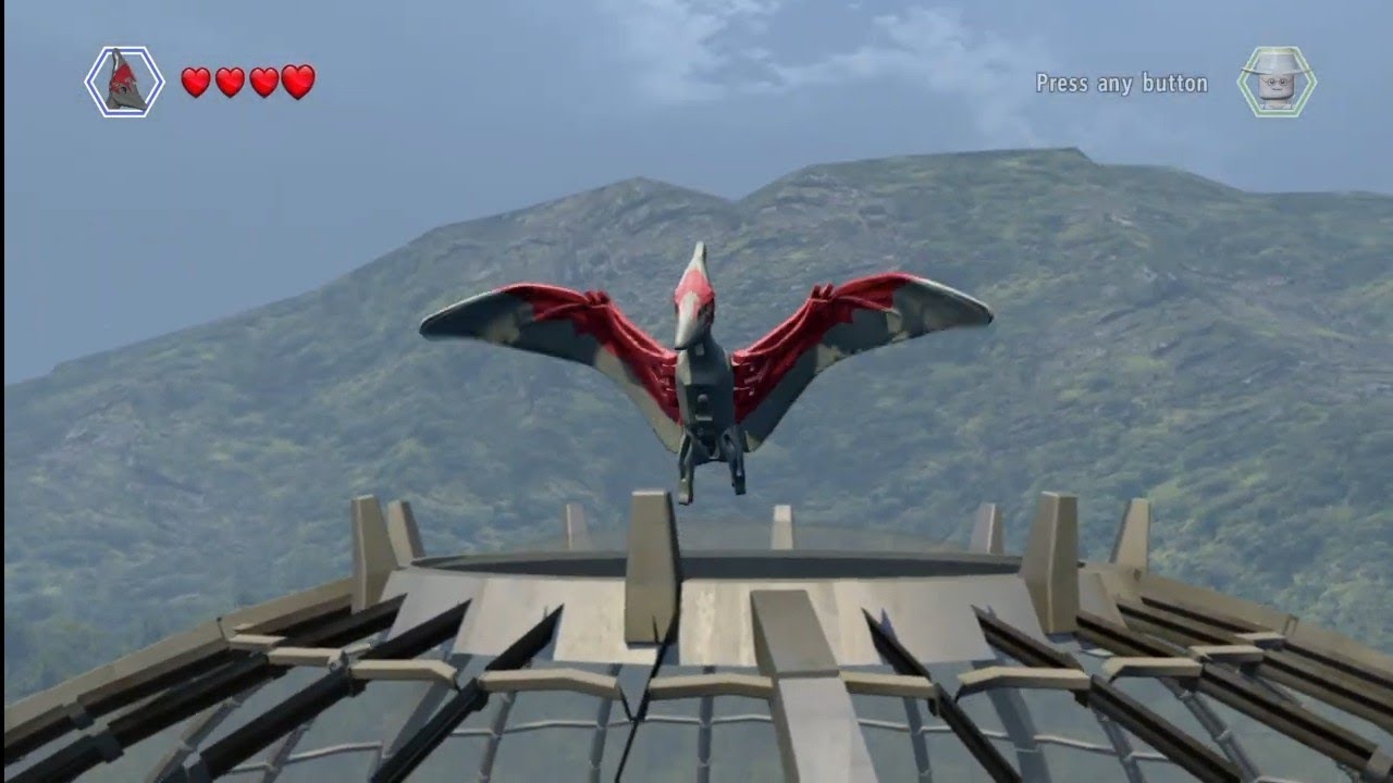 LEGO® Jurassic World™ : How to get Pteranodon out of the aviary ( Glitch )