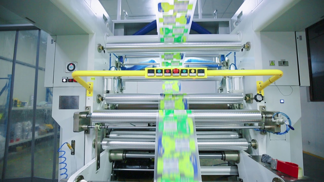 SOC Production process of in mould Label/ in mold label/ IML 膜内贴标生产流程