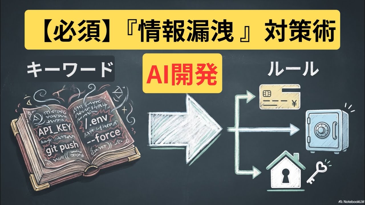 【必須】AI開発『情報漏洩』対策術　#ai  #antigravity #google