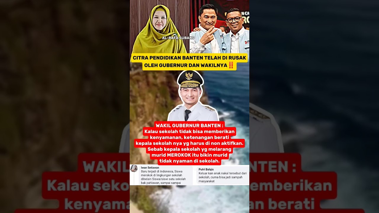 KEPSEK SMAN 1 CIMARGA Di Dzolimi Gubernur Banten‼️#kdm #kepalasekolah #shorts #fyp #short #viral