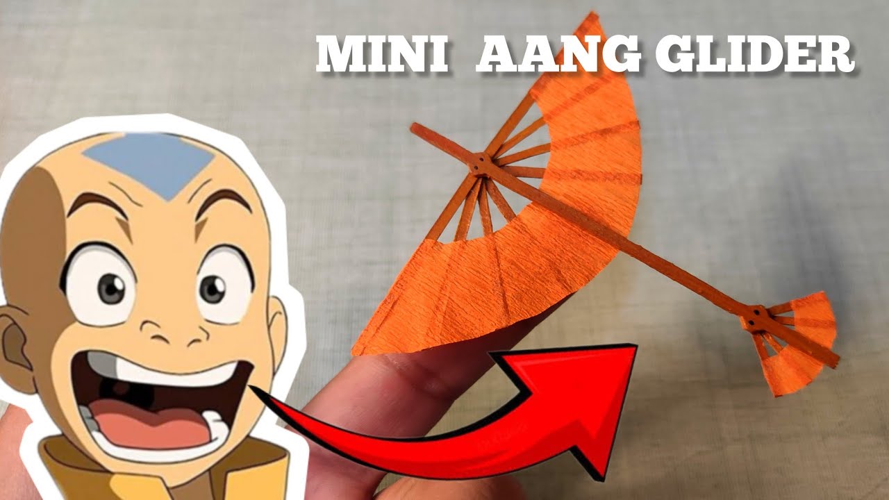 DIY MINI AANG GLIDER - The Last Airbender