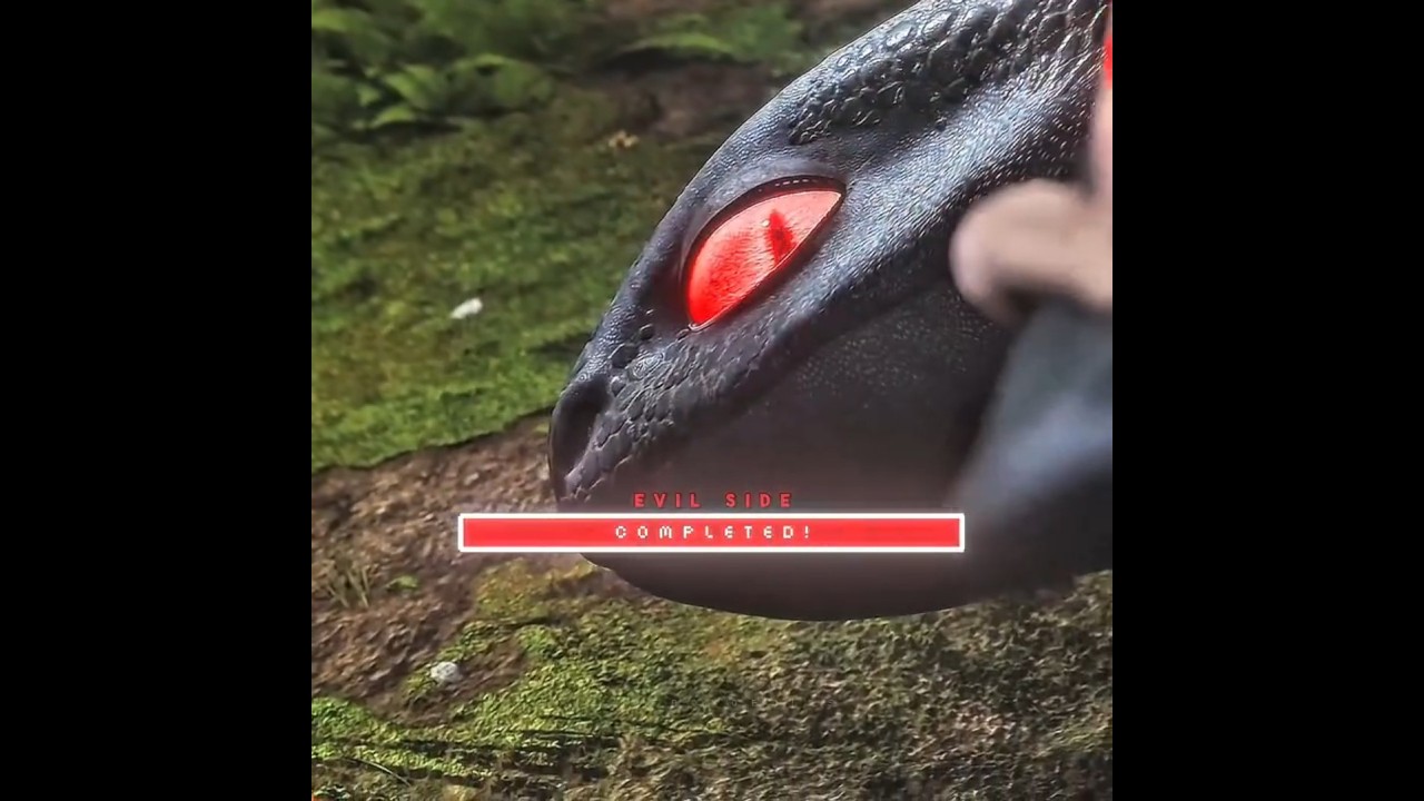 Toothless EVIL Mode Activated 🐉💀🔥 (Fragment Edit)