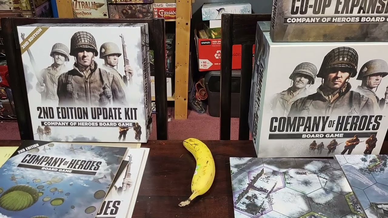 Hair Brained Games Unboxing - Company of Heroes 2nd Edition All-in