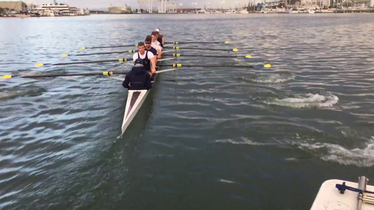 Cal Men's Rowing Practice 2016