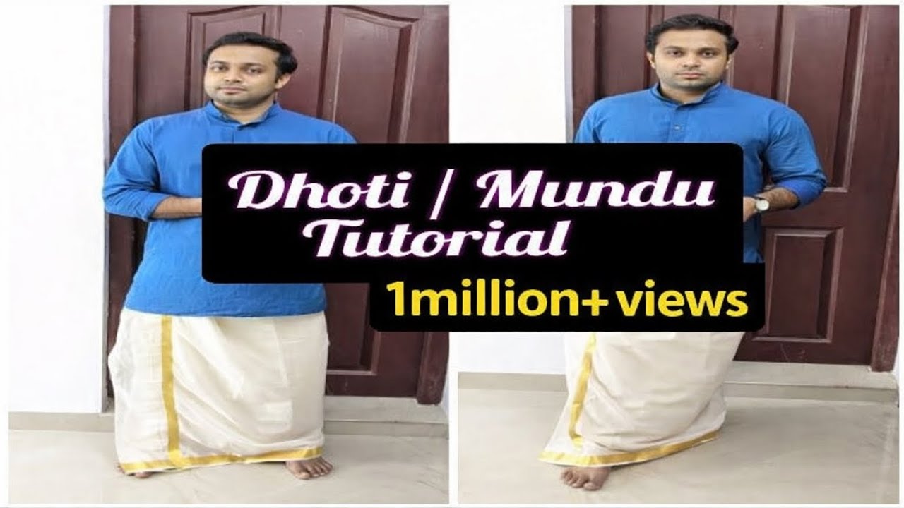 How to WEAR MUNDU|| Kerala Style|| Tutorial|| Simple steps|| BETTER U|| Dhoti|| ONAM|| PONGAL