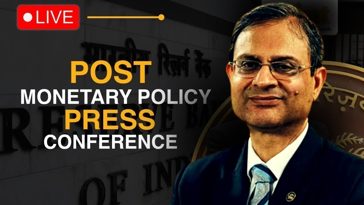 LIVE: RBI Post Monetary Policy Press Conference | Repo Rate Unchanged, Growth Forecast Improved
