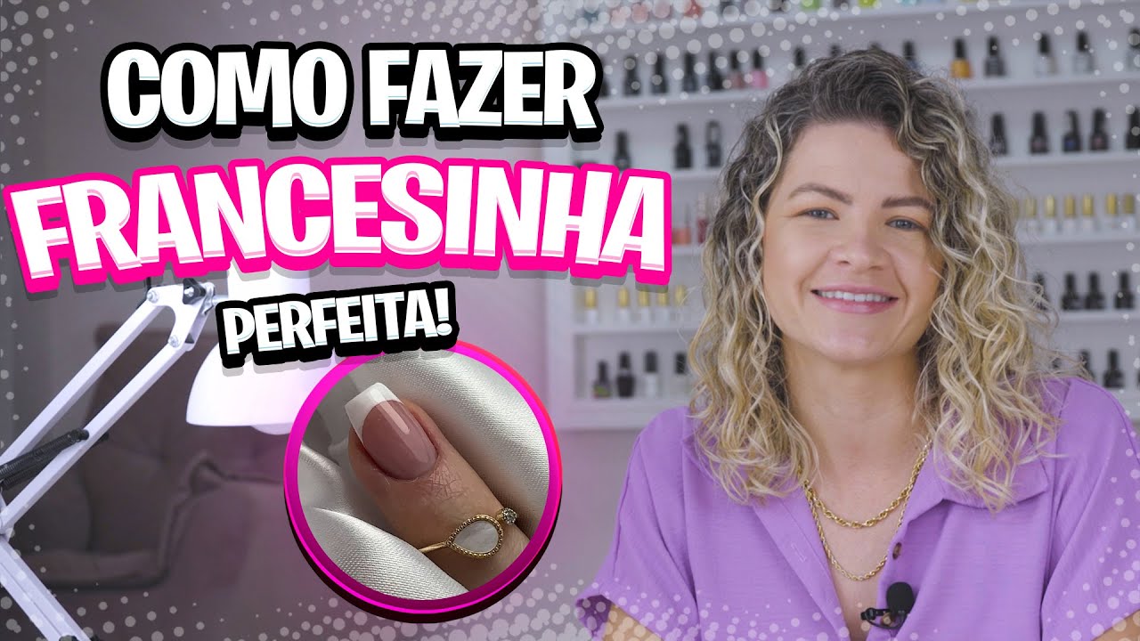 Francesinha perfeita com esmalte em gel - PASSO A PASSO