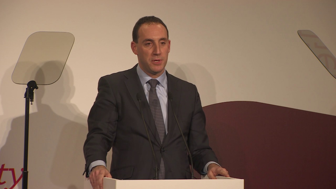 Dan Rosenfield speaks at World Jewish Relief Annual Dinner 2017