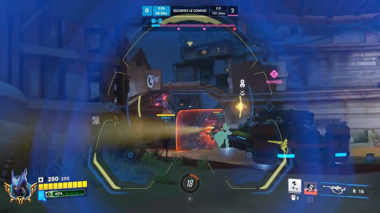 Ana ranked – victoire en jouant plus agressif que d’habitude | Overwatch
