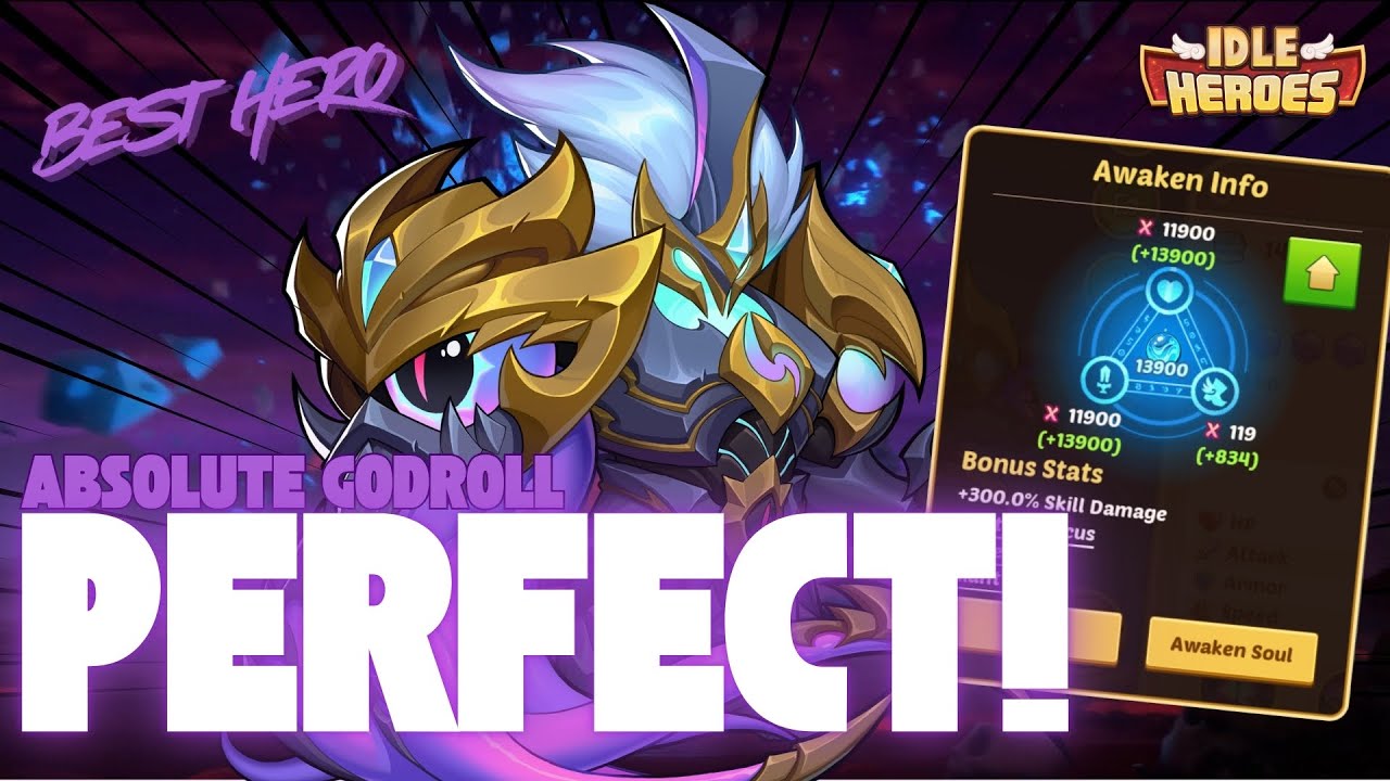 Perfect stats! 635M Atk LFA upgraded to the MAX!!! - Idle Heroes