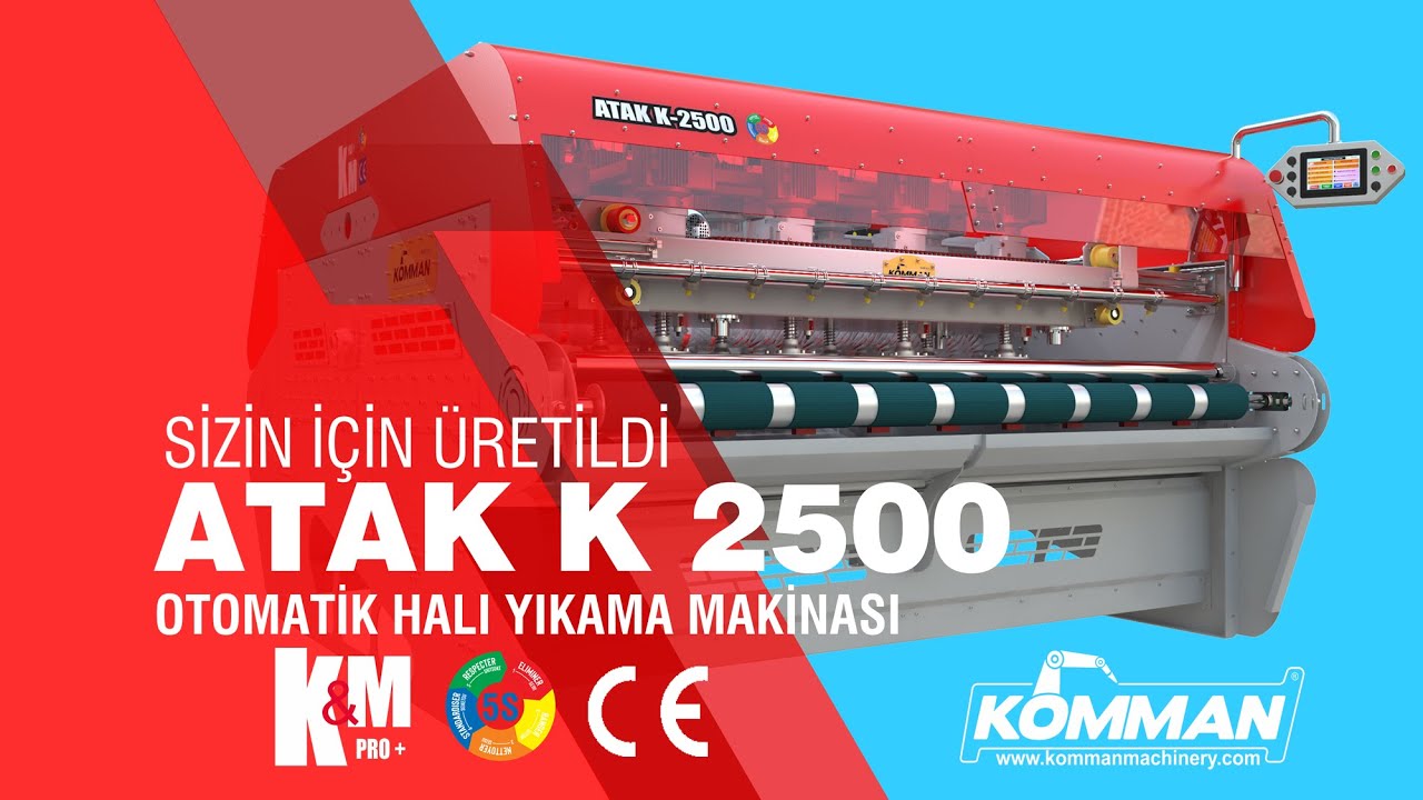 En Başarılı Otomatik Halı Yıkama Makinası Komman