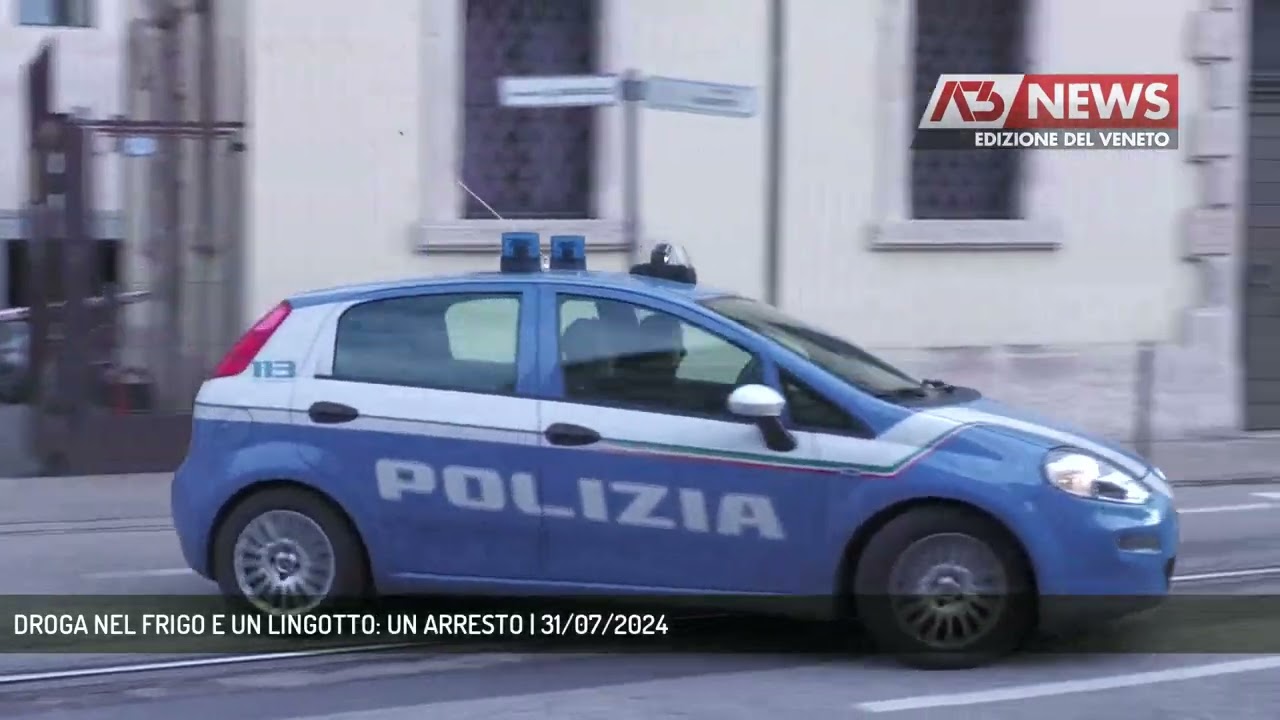 DROGA NEL FRIGO E UN LINGOTTO: UN ARRESTO | 31/07/2024
