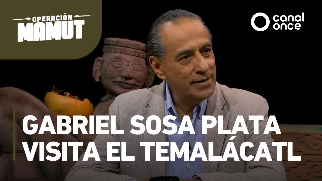 Operación Mamut - Gabriel Sosa Plata visita el Temalácatl (27/04/2025)