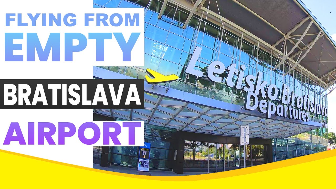 Alone In Empty Bratislava Airport | Flying Ryanair Post Pandemics