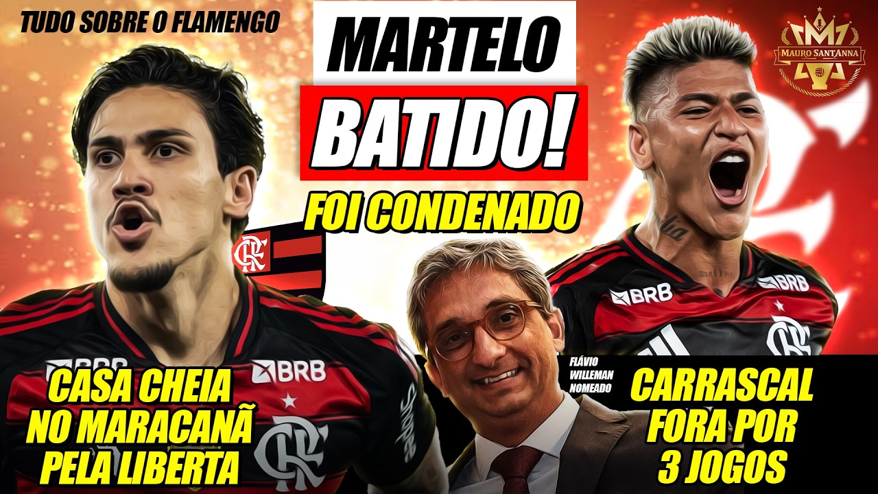 VOC&Ecirc; N&Atilde;O VAI ACREDITAR! 😱 NOT&Iacute;CIA QUENTE NO FLAMENGO! CARRASCAL PUNIDO E NOVIDADE NO GOVERNO! 🔴⚫