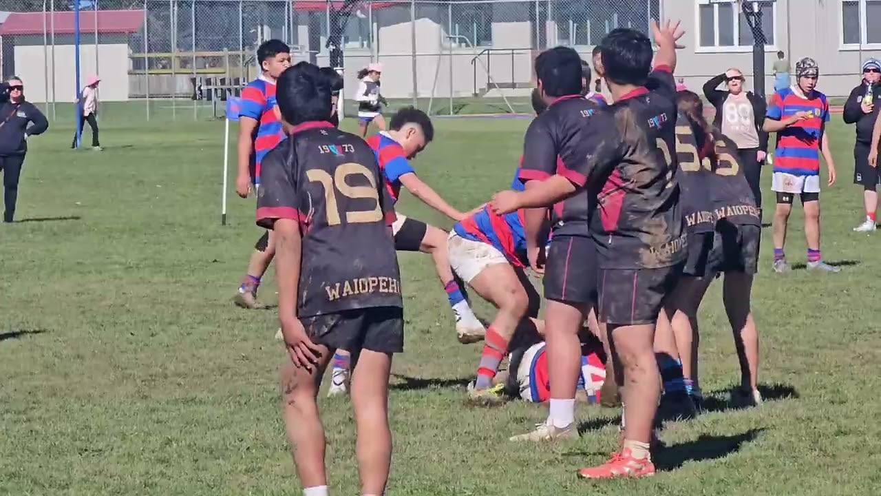 2025 Rugby Hato Paora U15 vs Waiopehu combined U15 