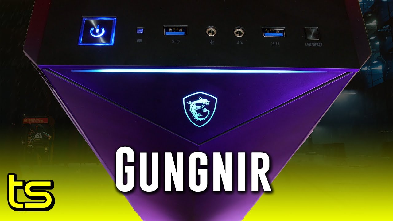 BOLD triangular MSI Gungnir 100 case