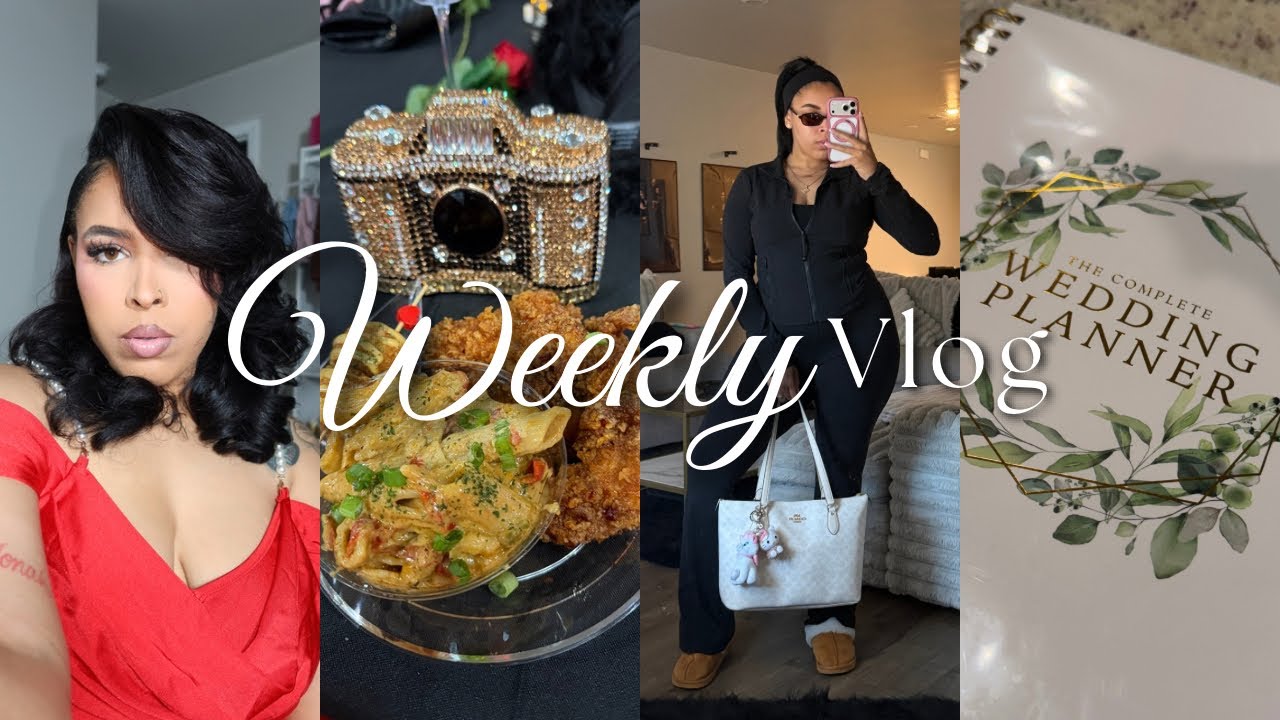 Weekly Vlog: Mom of 2 | health journey+wedding planning+valentines mixer+shopping+fun 