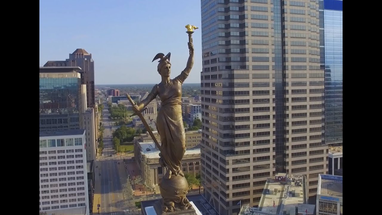 AERIAL INDIANAPOLIS BEAUTY