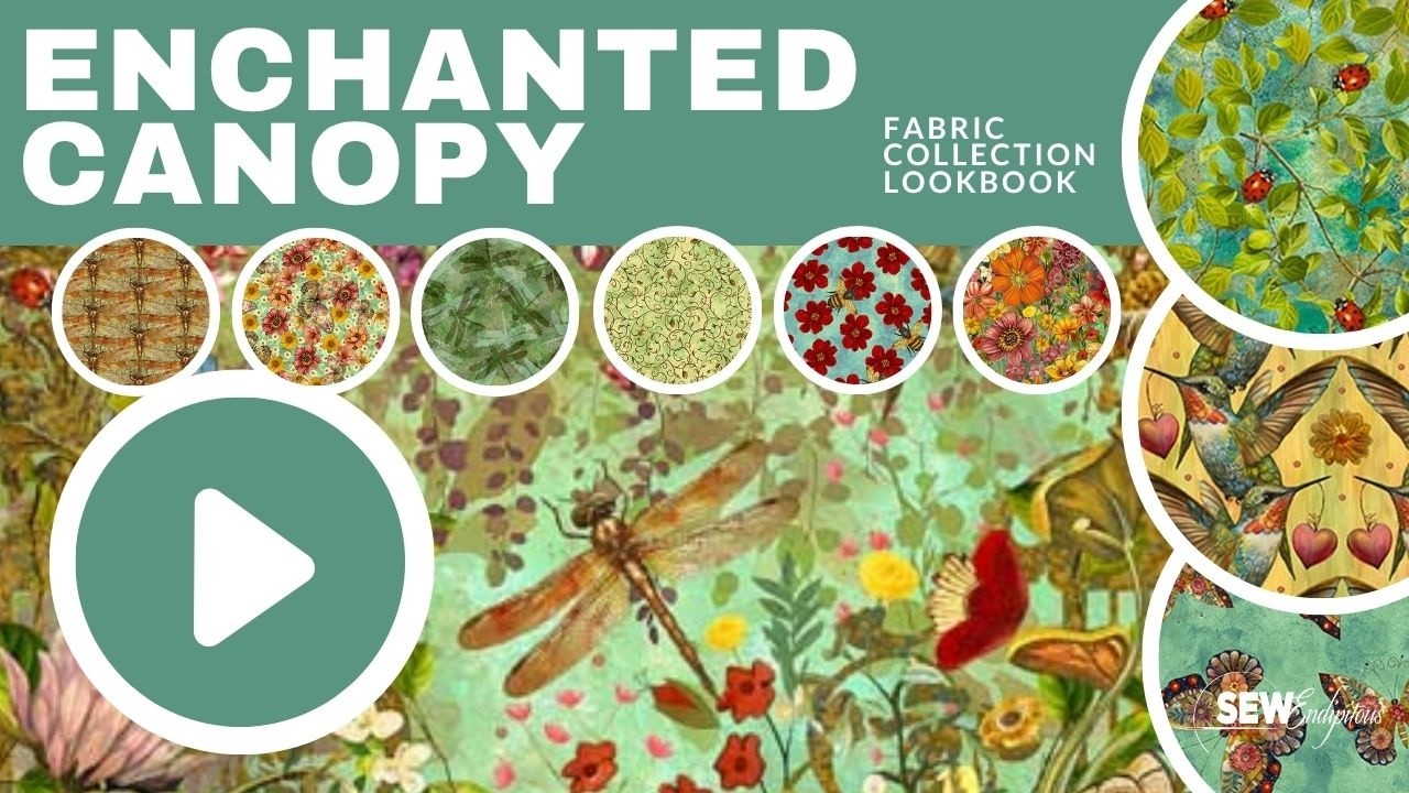 Enchanted Canopy Fabric Collection Designed by JK Stewart for Blank Quilting